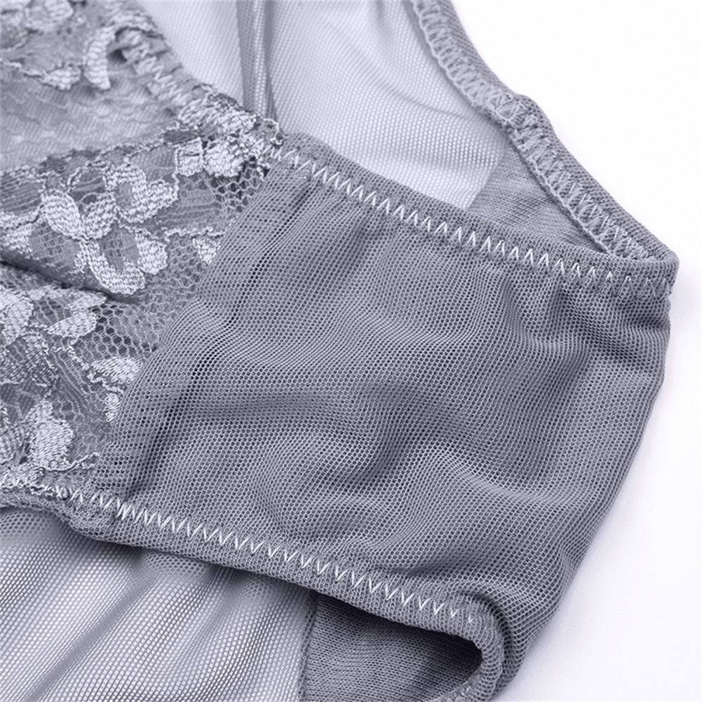 Weisi Honey Silk Summer Autumn Breathable Sexy Lace High Waist Women Briefs