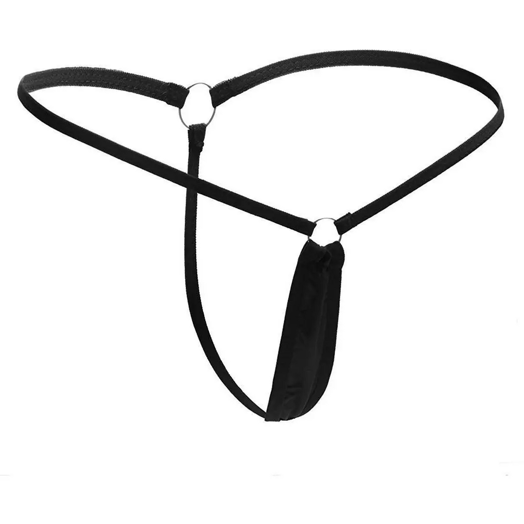 Solid Color Low-Waist Thong