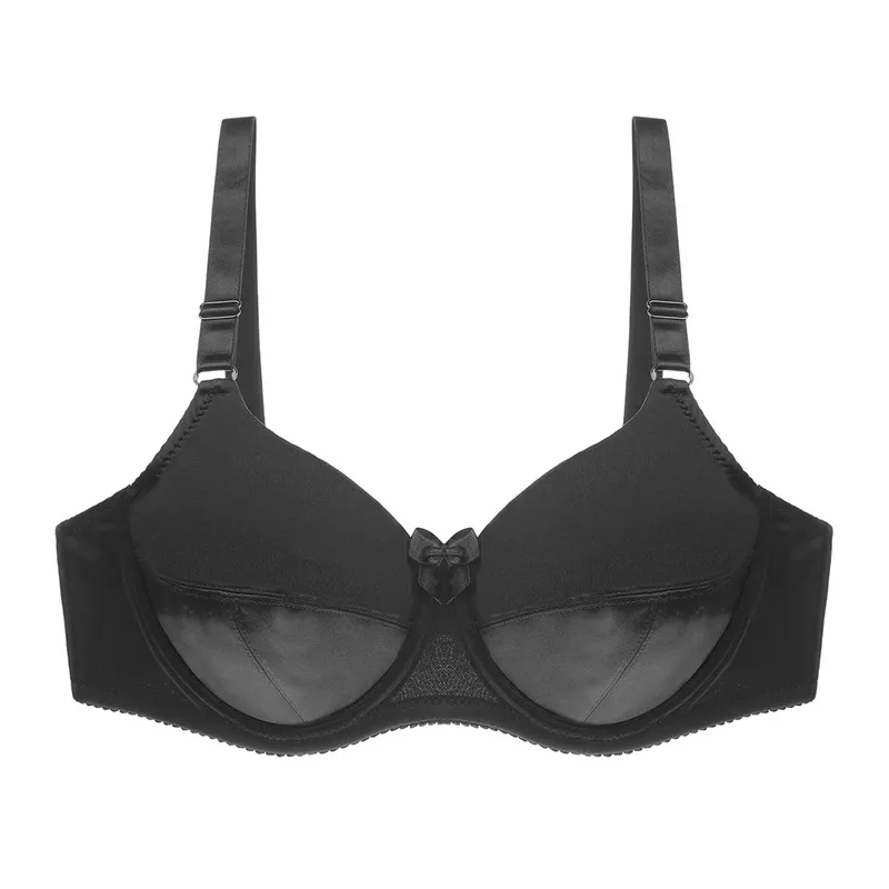 Plus Size Solid Color Bra