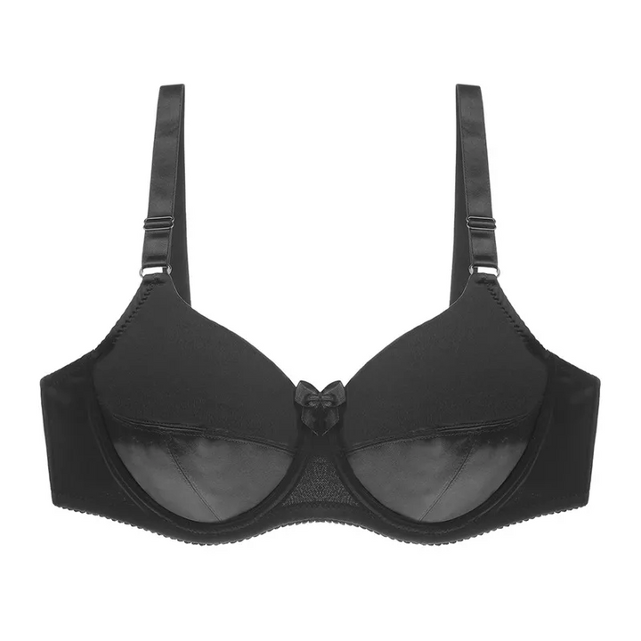 Plus Size Solid Color Bra