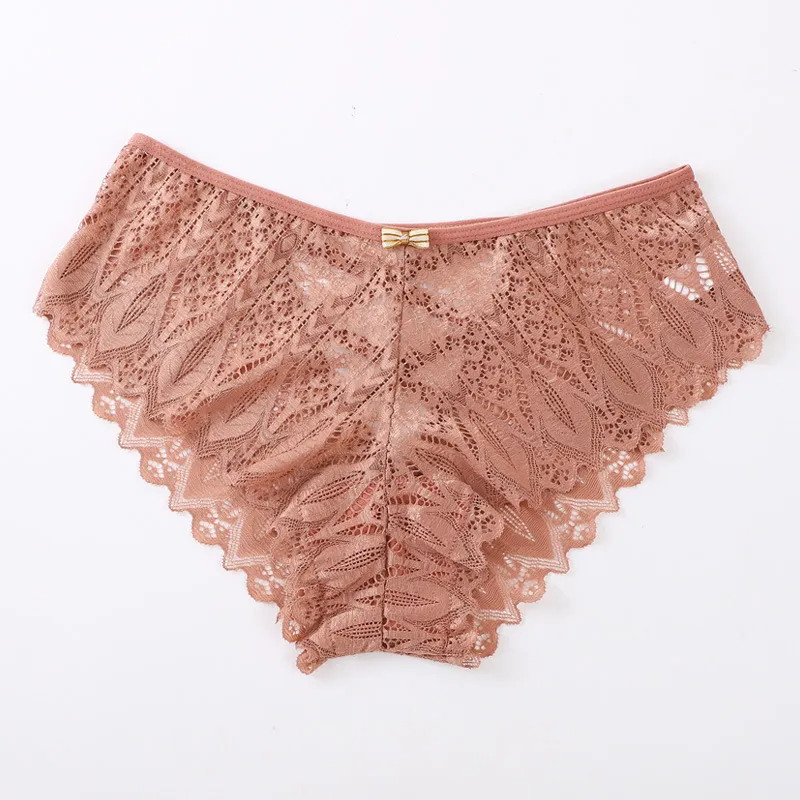 Lace Hollow Cross-Strap Panty