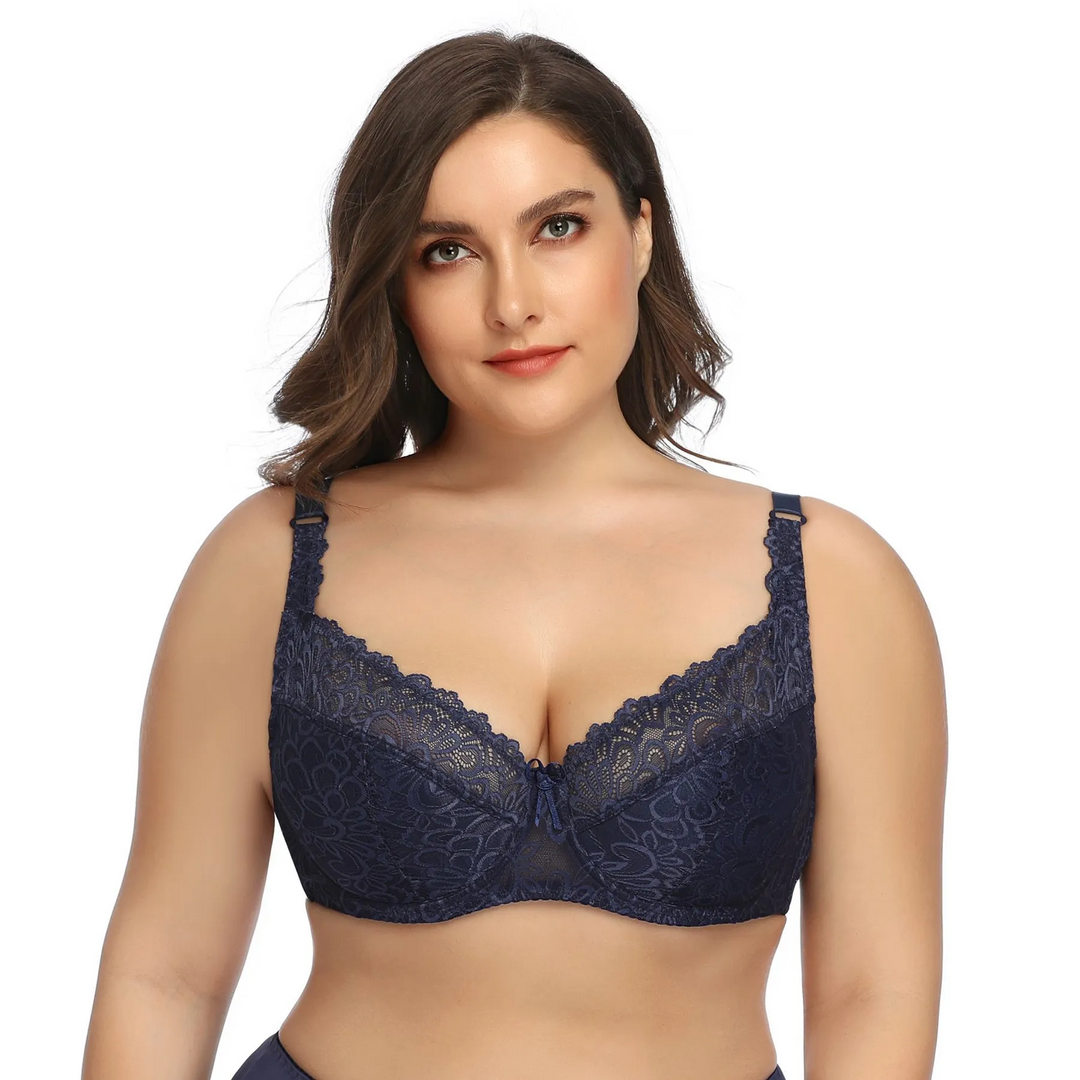 Plus Size Lace Underwire Bra