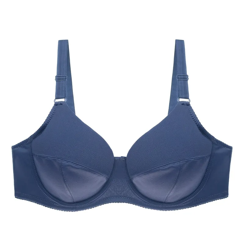 Plus Size Solid Color Bra