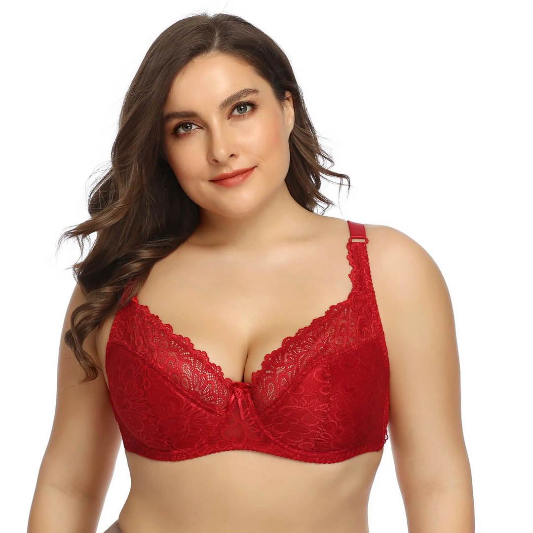 Plus Size Lace Underwire Bra
