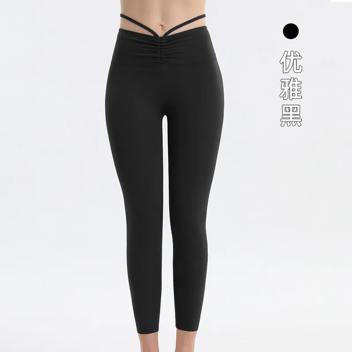 High Rise Breathable Stretch Fit Yoga Leggings