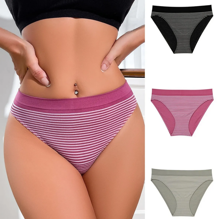 Seamless Striped Comfort Panty