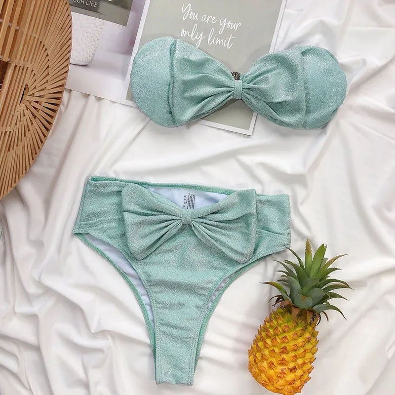 SunKissed Charm Bow Tankini Set