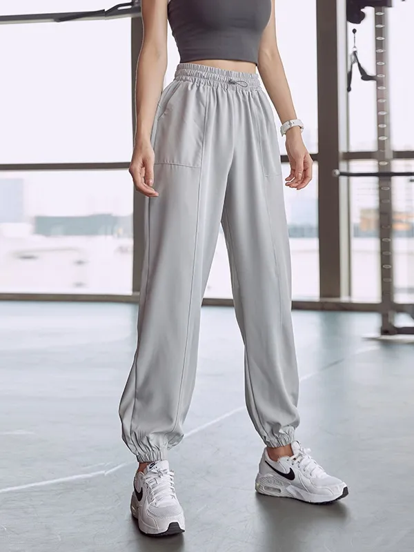 Relaxed Fit Solid Tone Comfy Sport Joggers