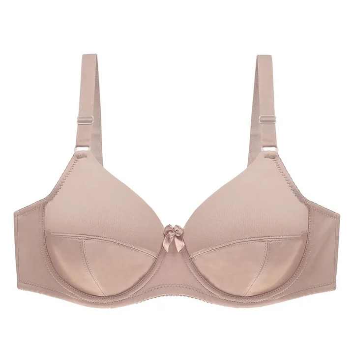 Plus Size Solid Color Bra