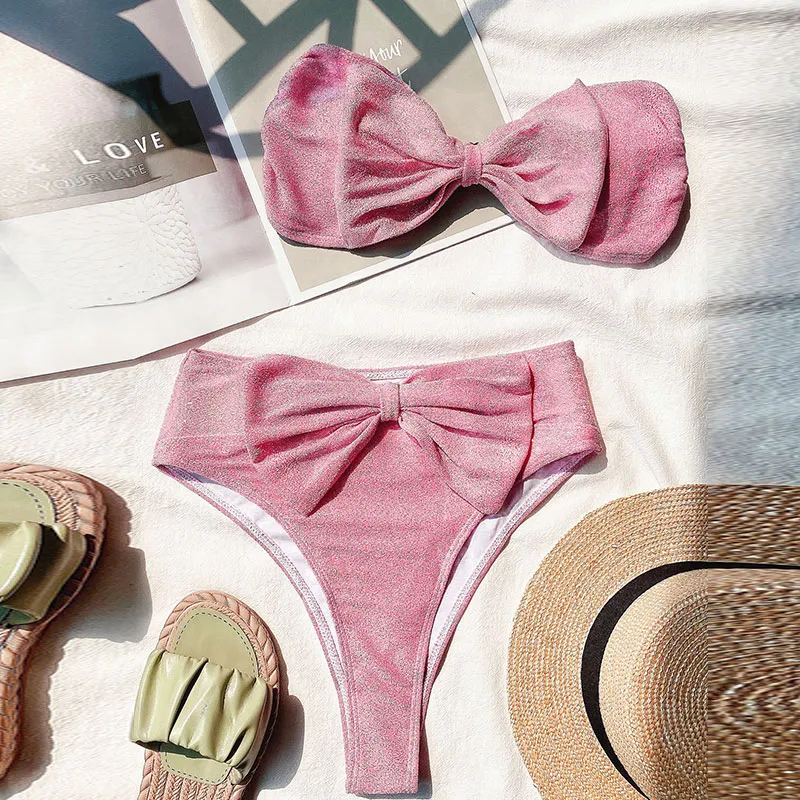 SunKissed Charm Bow Tankini Set