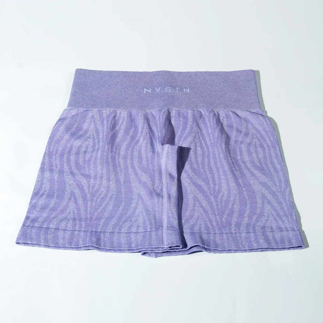 Camo Stretch Quick Dry Breathable Zebra Biker Shorts