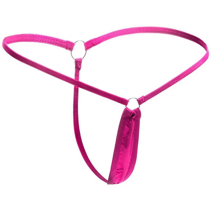 Solid Color Low-Waist Thong