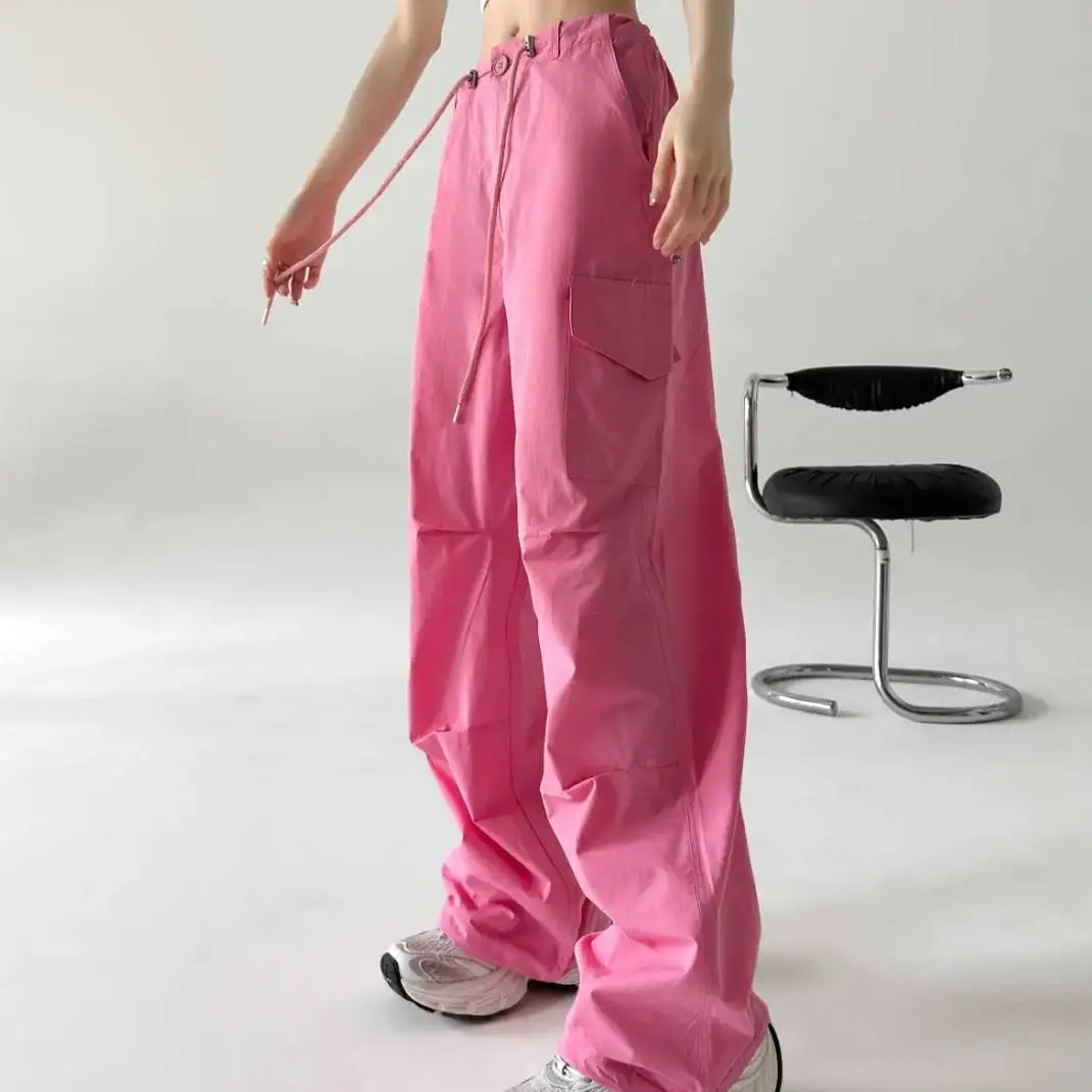 Solid Tone Relaxed Fit Comfy Cargo Joggers