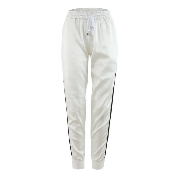Stripe Style Elastic Waist Comfy Jogger Pants