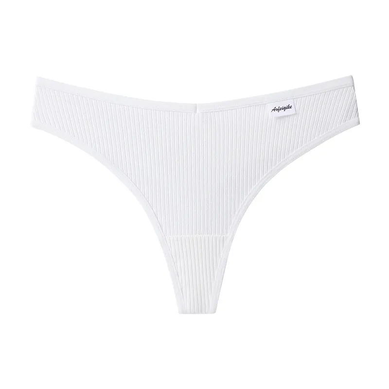 Low-Waist Seamless Ribbed Panty