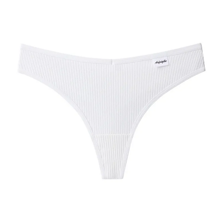 Low-Waist Seamless Ribbed Panty