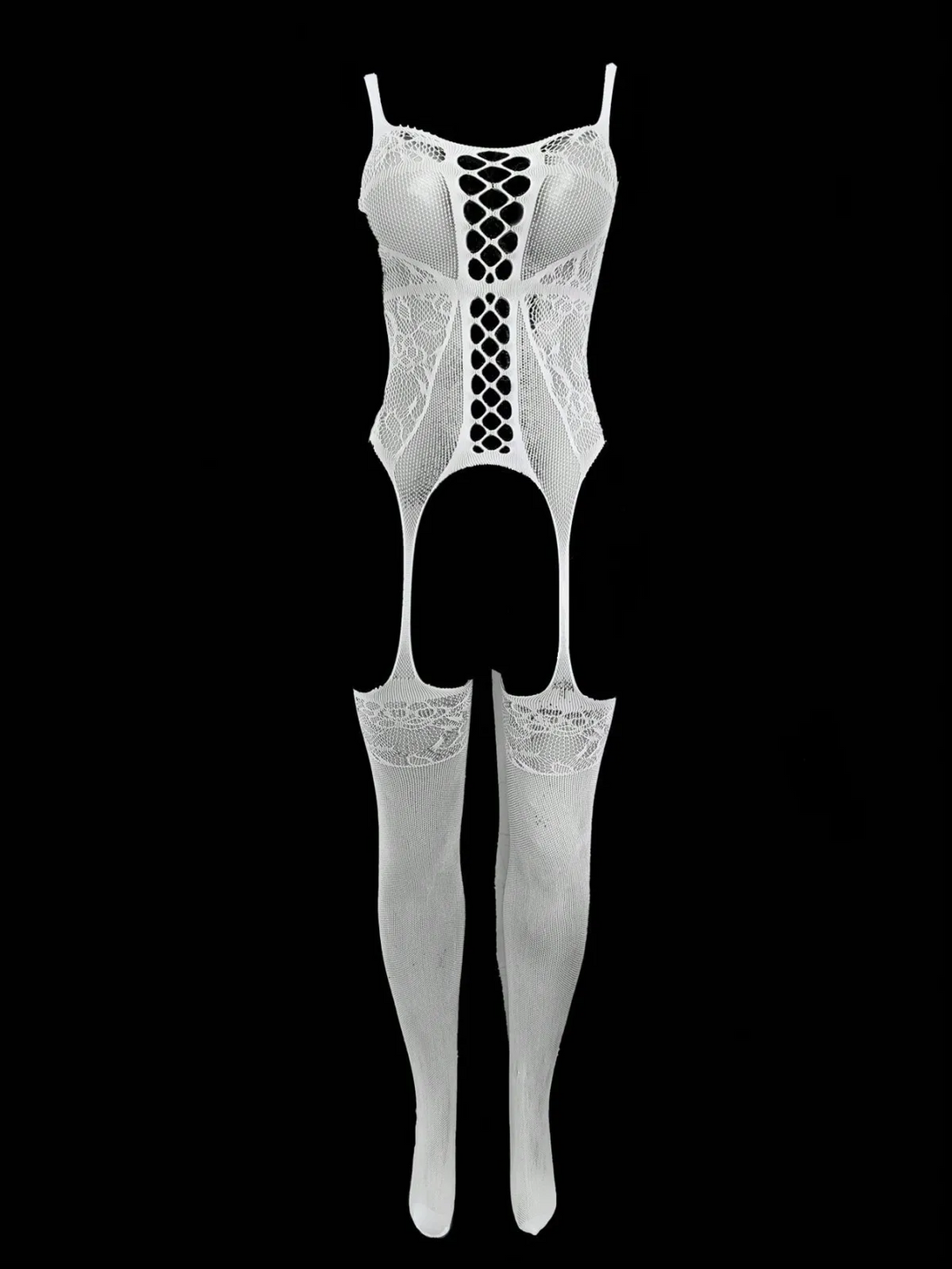 Sheer Lace Hollow Sexy Jumpsuit