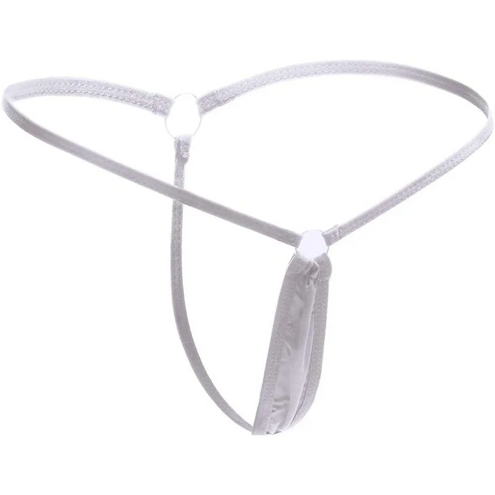 Solid Color Low-Waist Thong