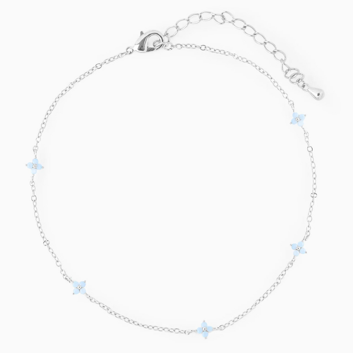 Blue Blossom Beach Anklet