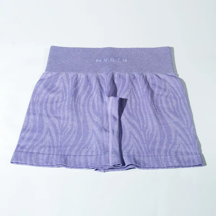 Camo Stretch Quick Dry Breathable Zebra Biker Shorts