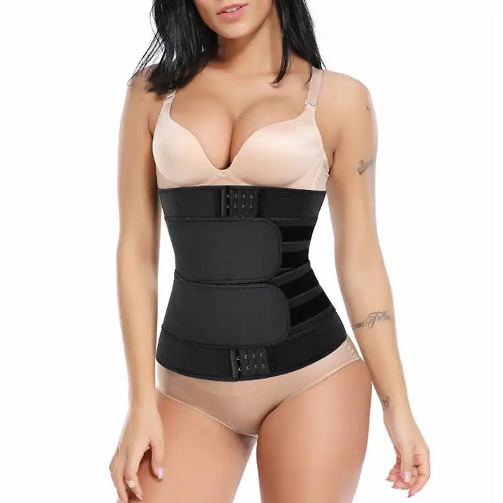 Neoprene Sauna Waist Trainer Sweat Belt (S–3XL)