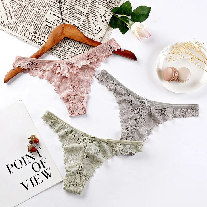 Summer Low-Waist Breathable Lace Panty