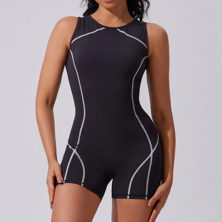 Summer Sleeveless Tight Yoga Romper