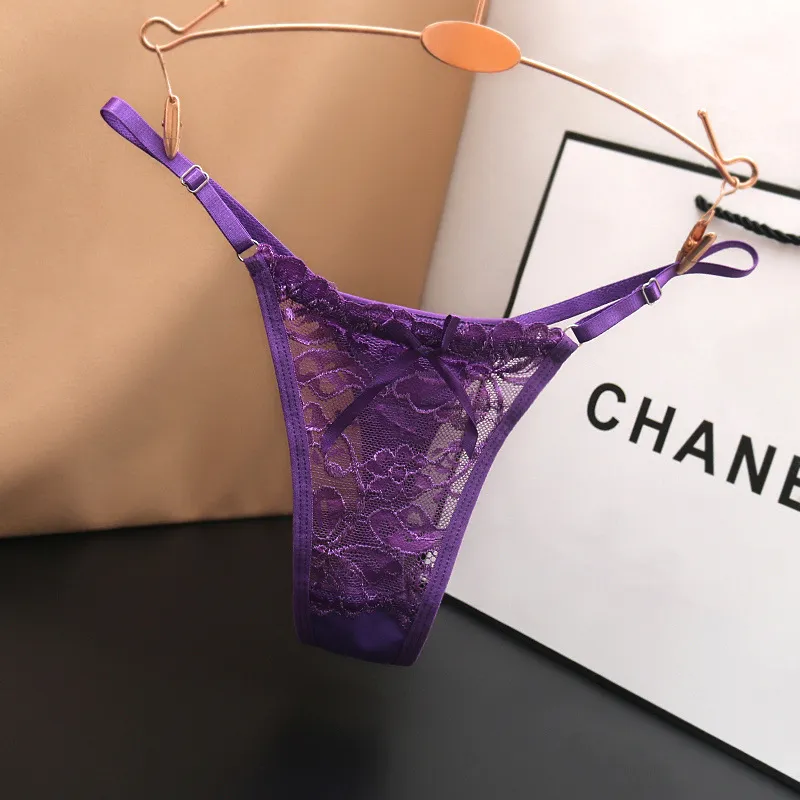 Sheer Mesh Low-Waist Thong