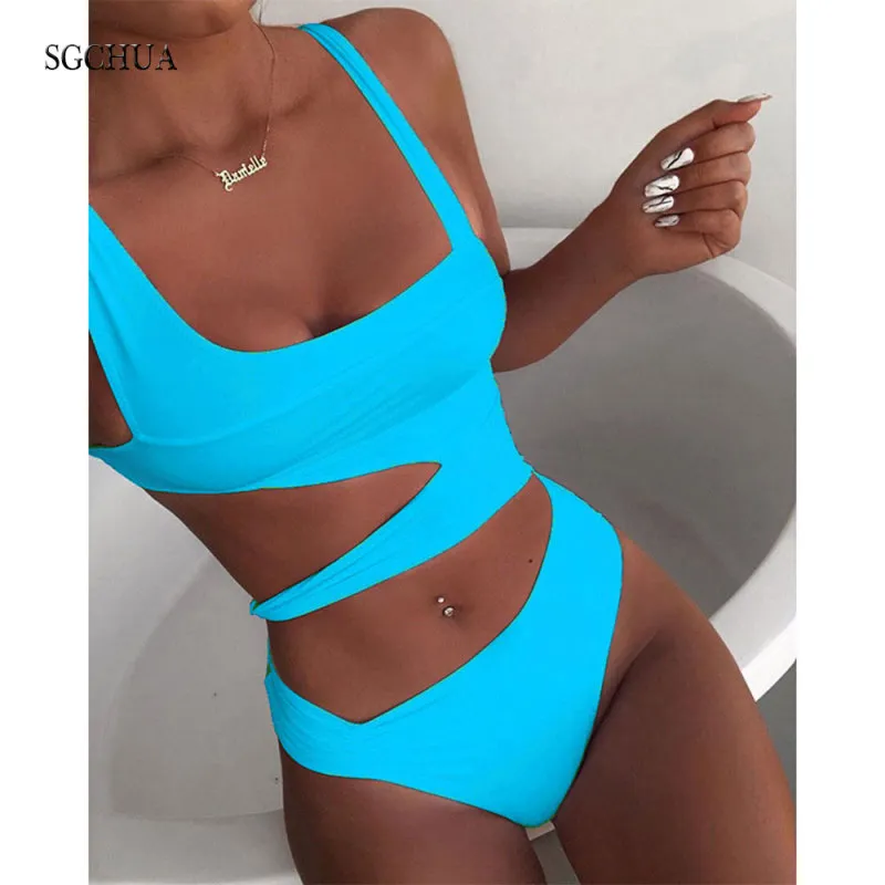 Essential Cut-Out Bandage One-Piece Swimsuit