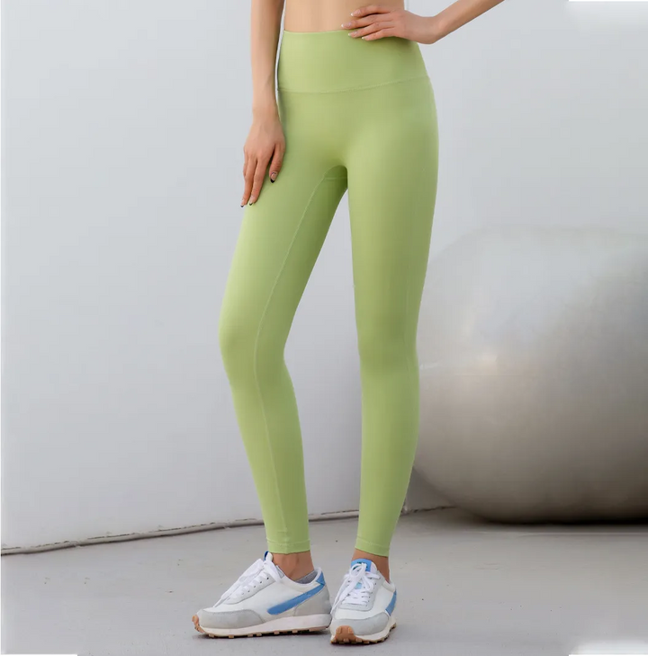 High Rise Tight Fit Breathable Yoga Leggings