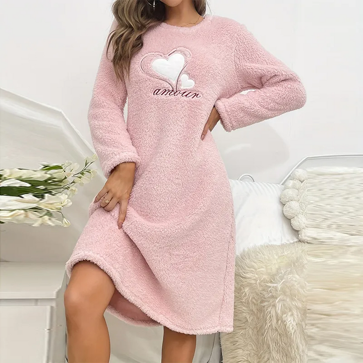 Autumn/Winter Plush Flannel Pajama Set