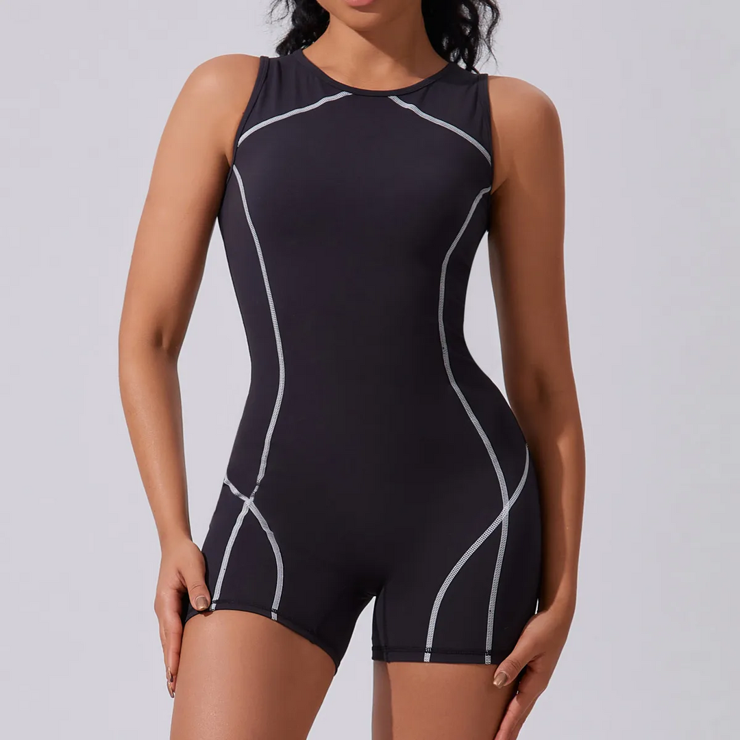 Summer Sleeveless Tight Yoga Romper