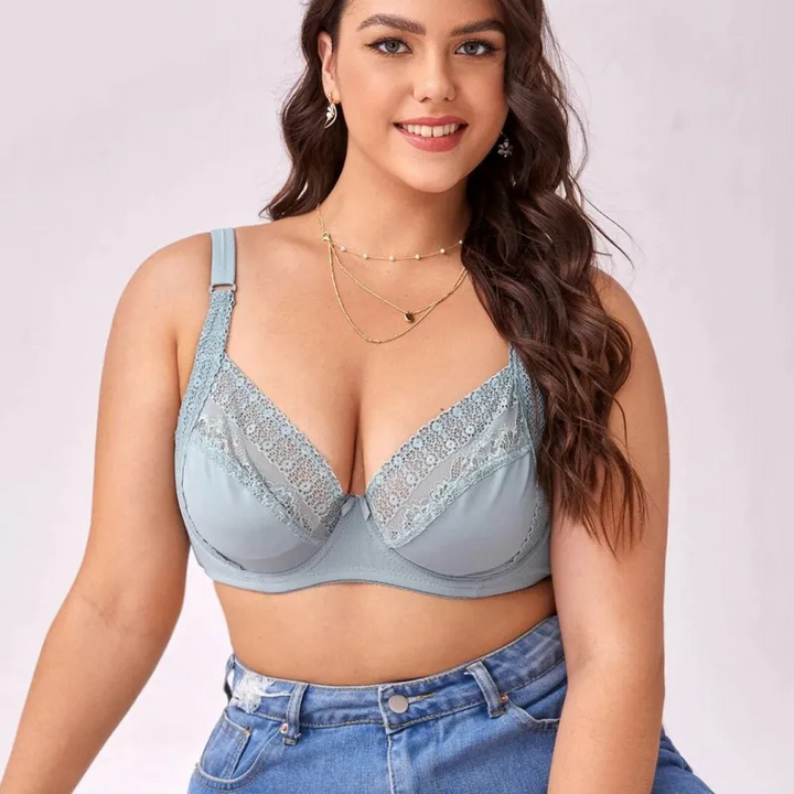 Plus Size Lace Push-Up Bra