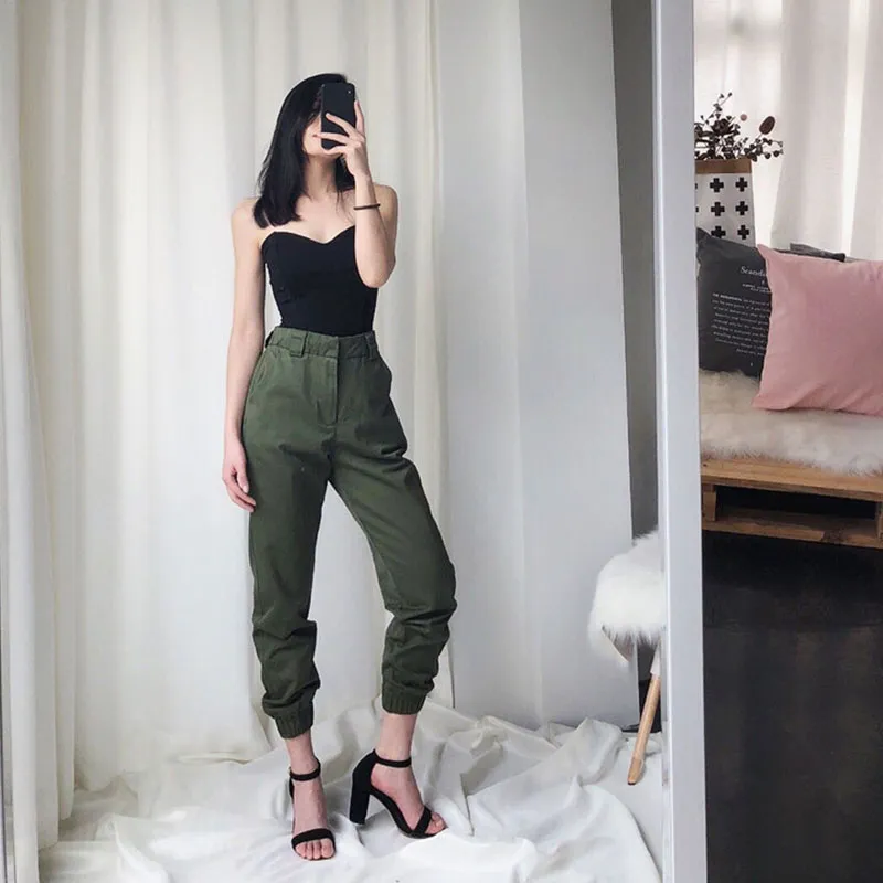 Solid Tone Relaxed Fit Comfy Jogger Pants