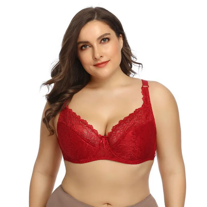 Plus Size Lace Underwire Bra