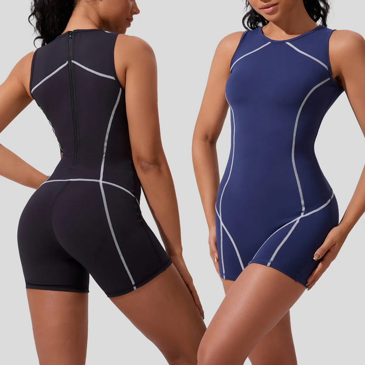 Summer Sleeveless Tight Yoga Romper