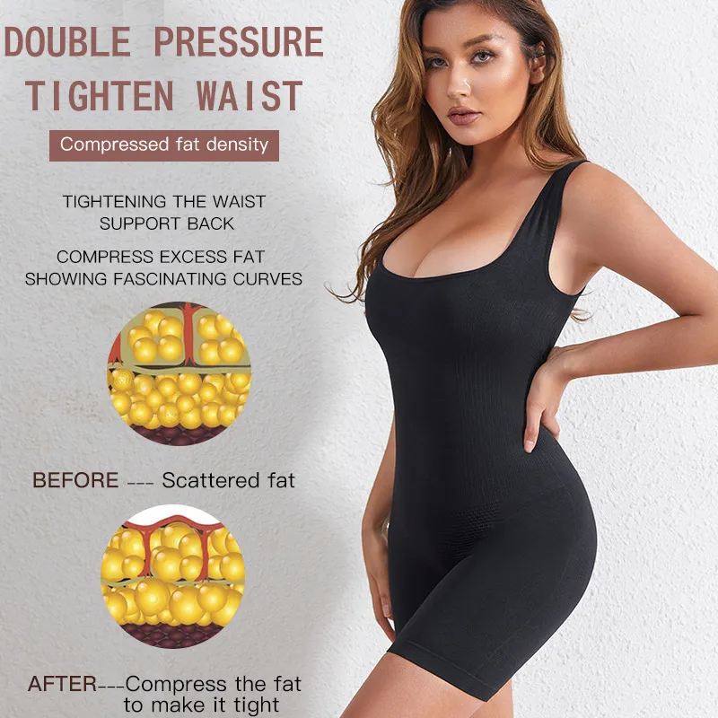 Full Body Shaper with Tummy, Chest, and Hip Support