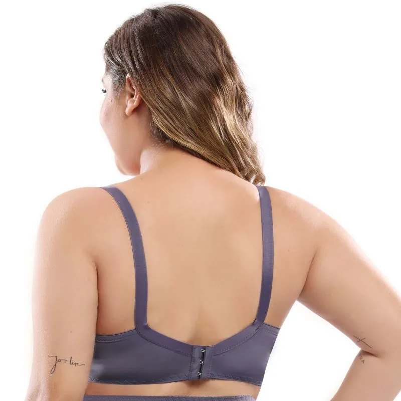 Elegant Plus Size Lace Support Bra