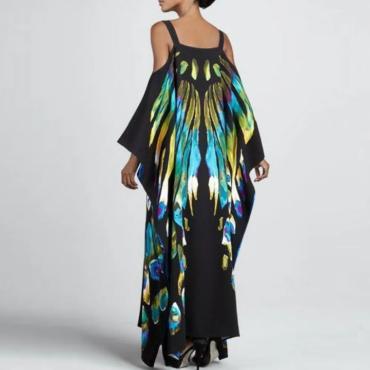 Tropic Whisper Printed Strap Bikini Cover-Up