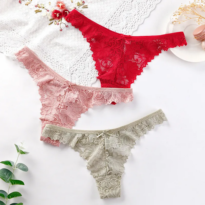 Summer Low-Waist Breathable Lace Panty