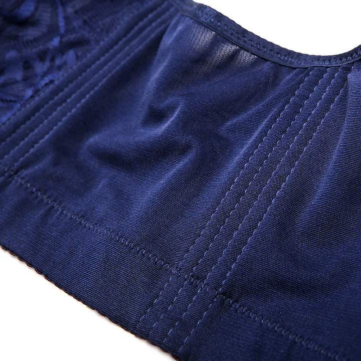 Plus Size Lace Push-Up Breathable Bra