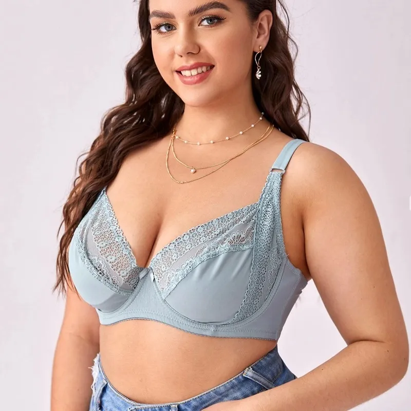 Plus Size Lace Push-Up Bra
