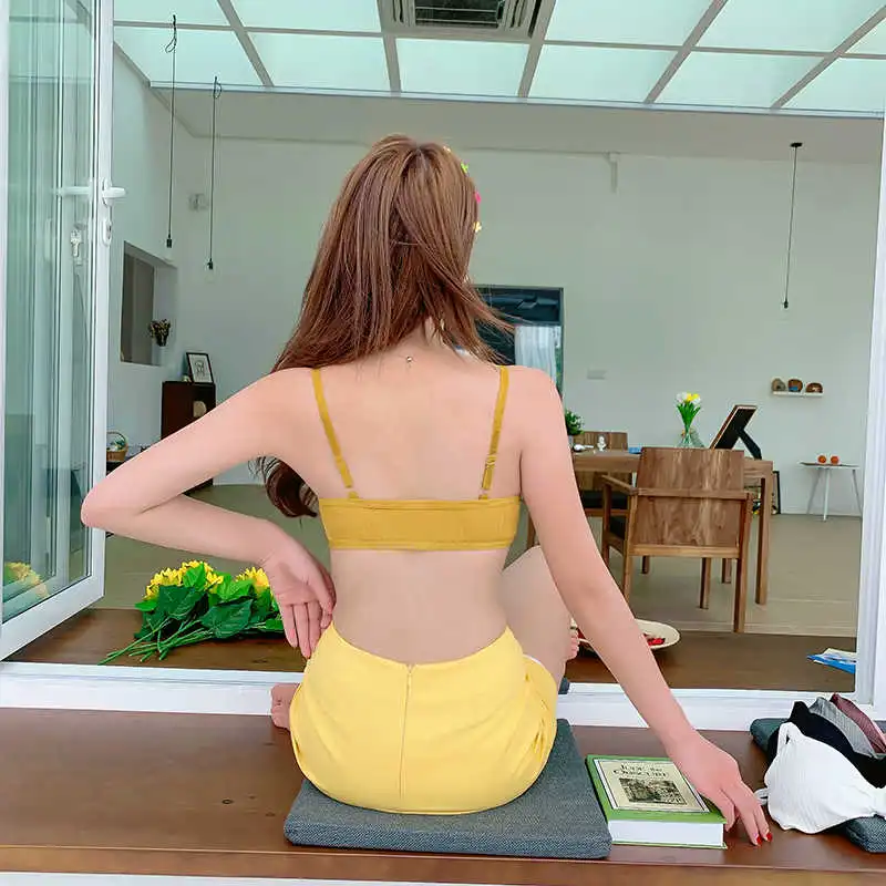 Serina Ribbed Cotton Bra