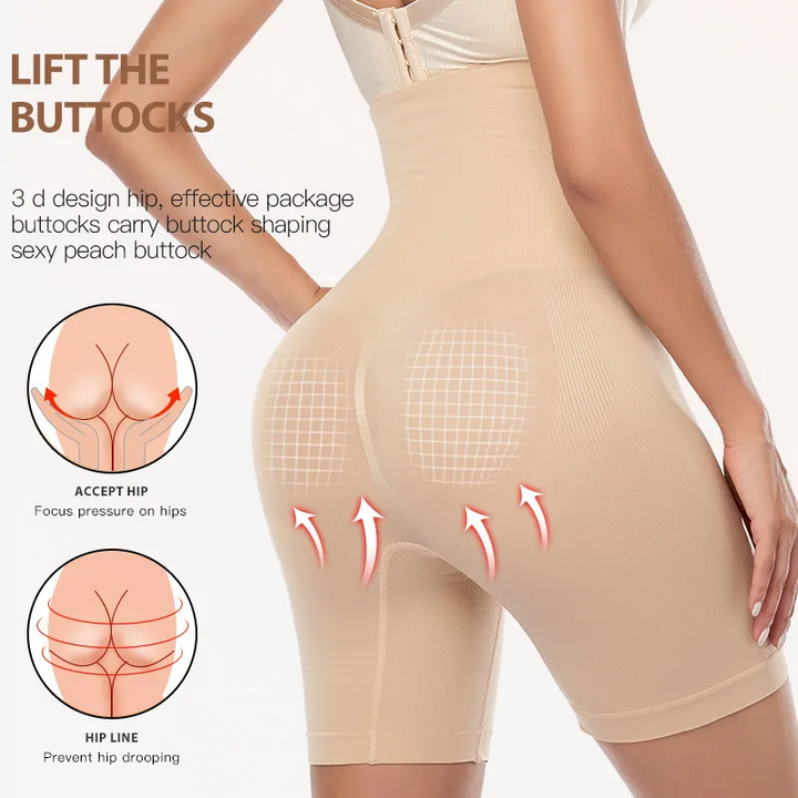 High-Waist Postpartum Body-Shaping Pants with Tummy and Hip Support