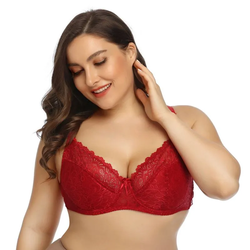 Plus Size Lace Underwire Bra