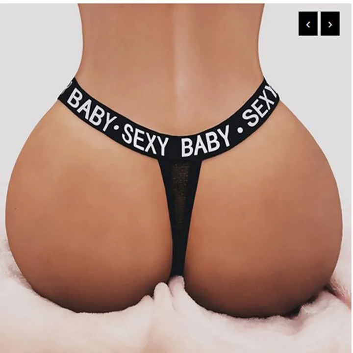 Letter Print Halter Backless Sheer Bikini Set