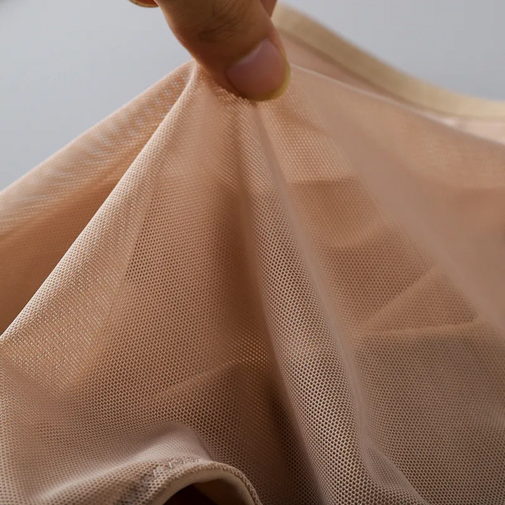 Ice Silk High-Waist Mesh Shaping Panty