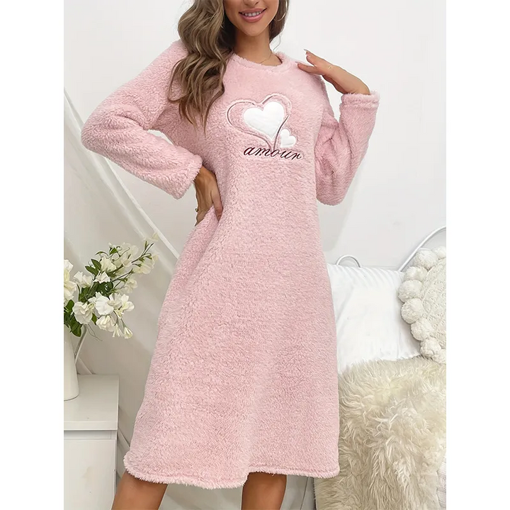 Autumn/Winter Plush Flannel Pajama Set