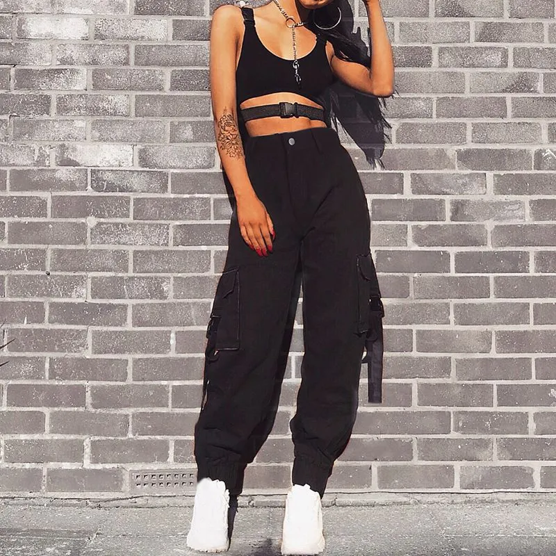 Unique Pocket Relaxed Fit Comfy Jogger Pants