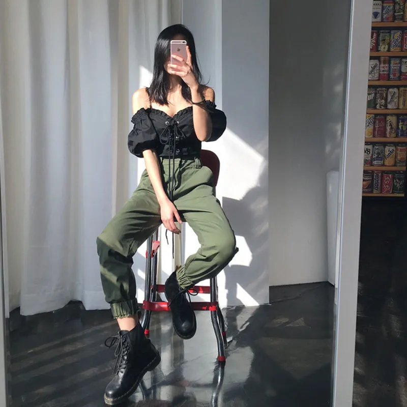 Solid Tone Relaxed Fit Comfy Jogger Pants